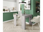 Dormeva Console Extendable Dining Table with Versatile Extensions, Seats Up to 10, 51/237x90h78 cm, Cement, ENEP46995