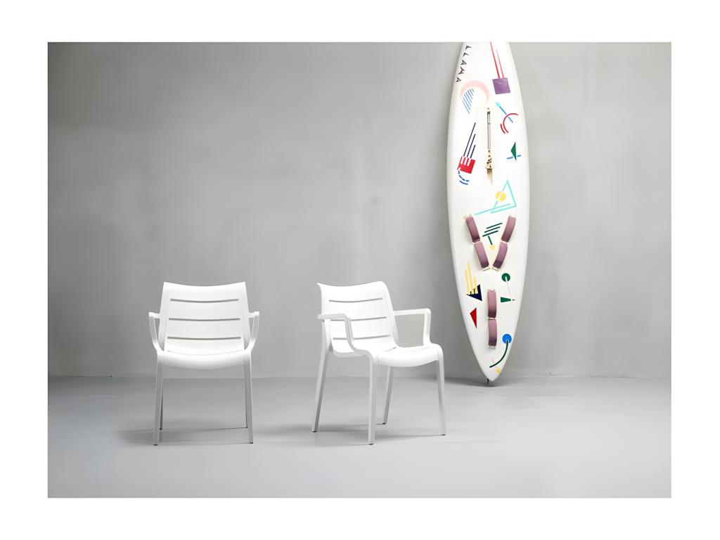 4 Designer Garden Chairs - Lysvia - Set of 4 - Lysvia JKUO00587