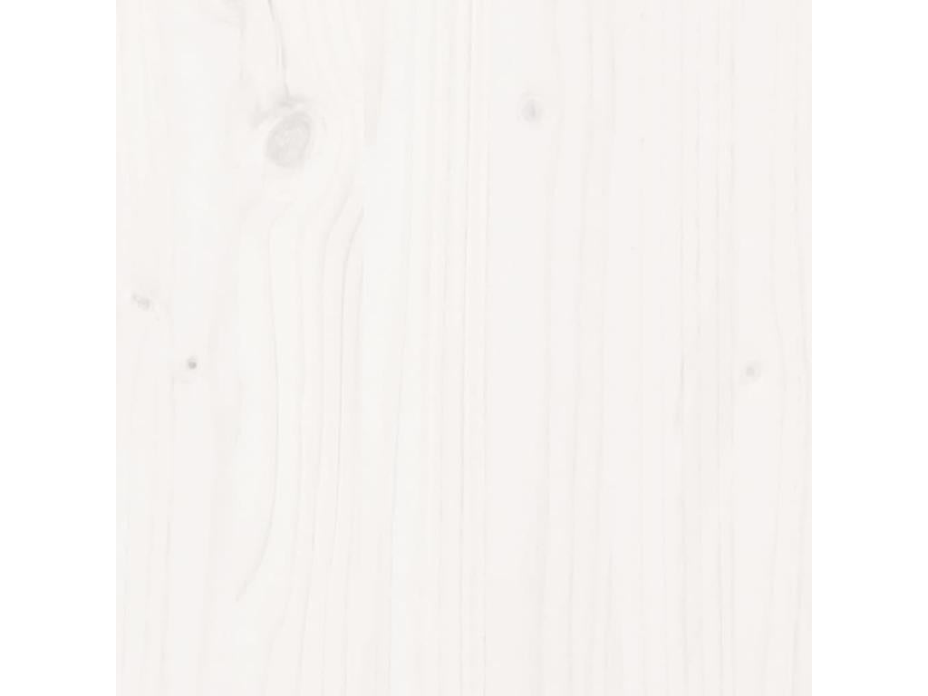 6-piece garden furniture set, white, solid pine wood, TPMS37835