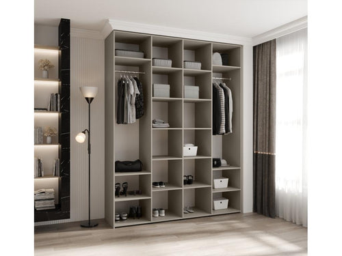 Como 3 245.5/190/50 4-door hinged wardrobe cashmere/gold UJLO72766