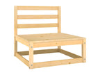 4-piece garden furniture set, solid pine wood RHDY38916