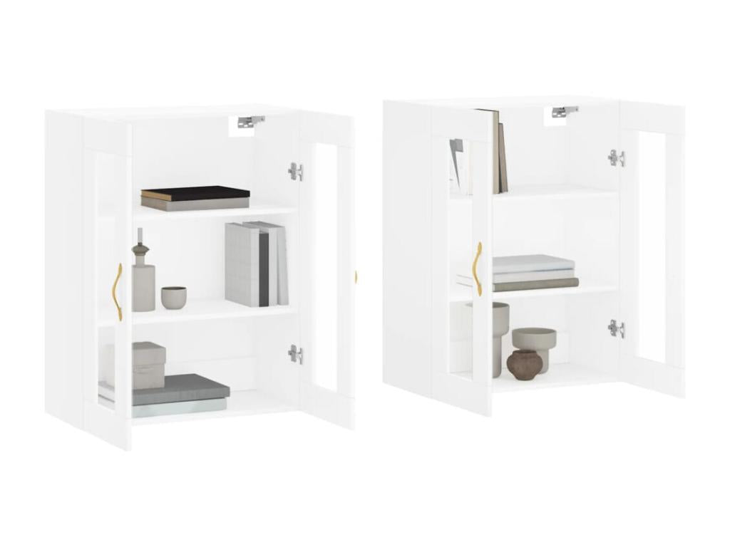 2-piece wall cabinets, white engineered wood TDWW77630