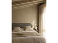 Removable headboard in dark grey bouclé fabric, 160x110cm - Dormeva YWZR57177
