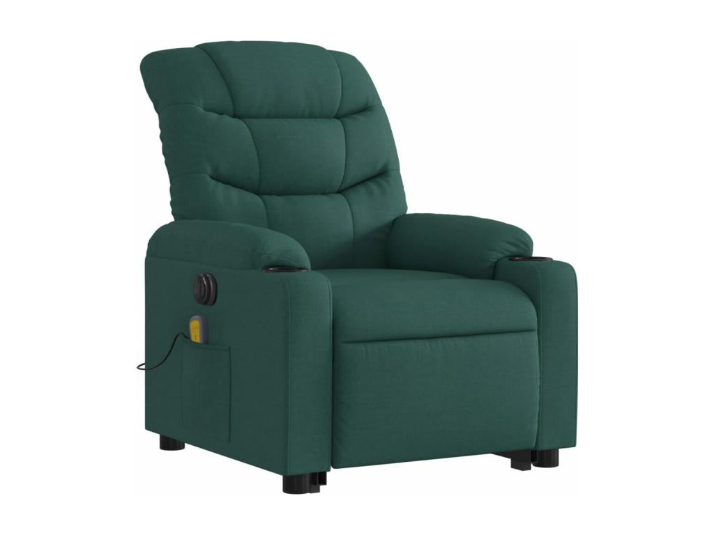 Dark Green Zensova KAEC98707 Electric Reclining Massage Chair
