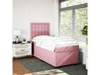 Dormeva bed base and mattress, Pink 80x200 cm Velvet RDLS03748