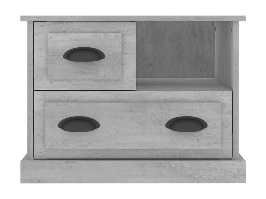 Concrete grey bedside table 60x39x45 VZQG89113