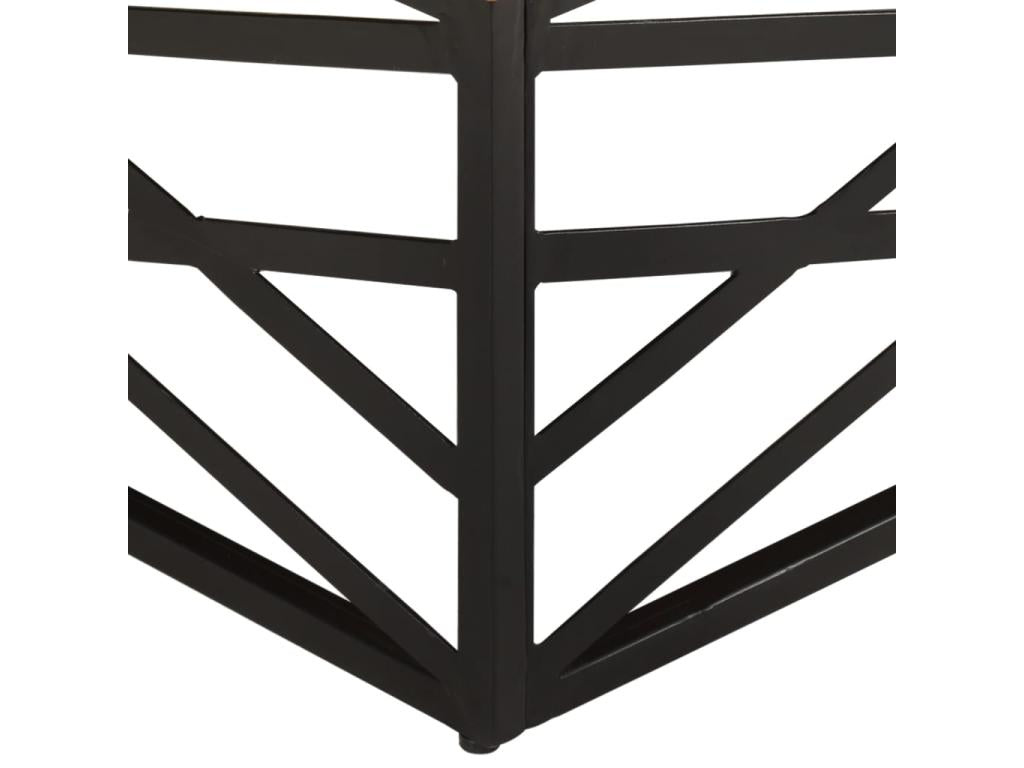 Coffee table 68x68x35 cm Solid reclaimed wood TPDK79031