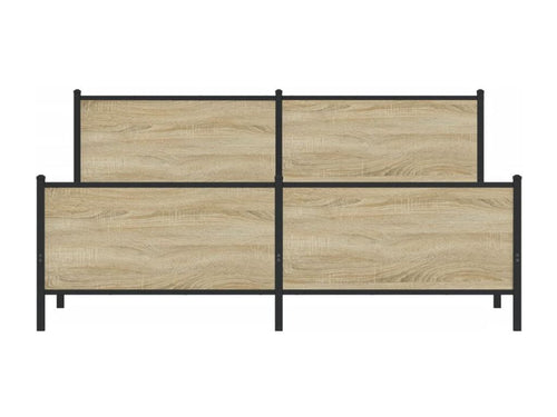 Dormeva oak metal bed frame (mattress not included) 200x200 cm JQKD93032