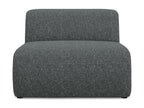 Modular sofa chair in textured fabric - graphite - Dormeva UUEJ17517