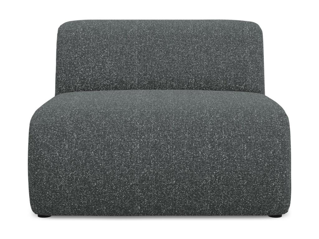Modular sofa chair in textured fabric - graphite - Dormeva UUEJ17517