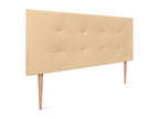 Dormeva Faux Leather Upholstered Headboard 150x115cm with Legs for 150cm Beds - Vanilla DMBU97981