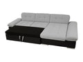 Dormeva 152 Corner Sofa, Green, Sleeping Function, Bedding Box, 278x161x76cm, VUTL87907