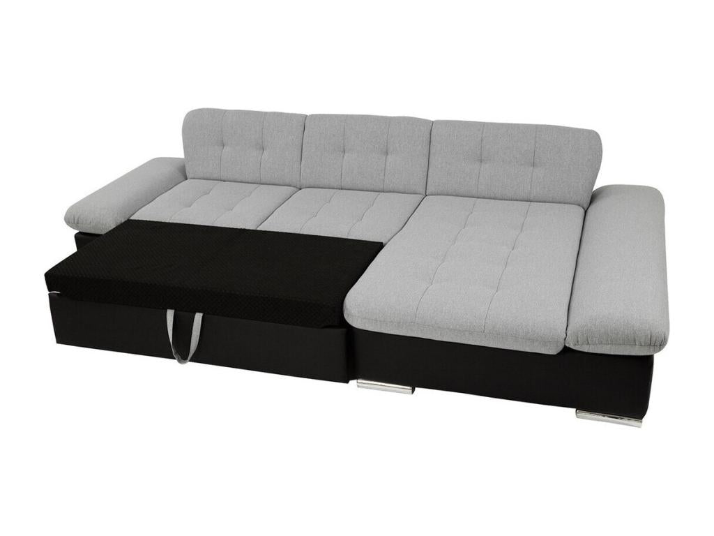 Dormeva 152 Corner Sofa, Green, Sleeping Function, Bedding Box, 278x161x76cm, VUTL87907