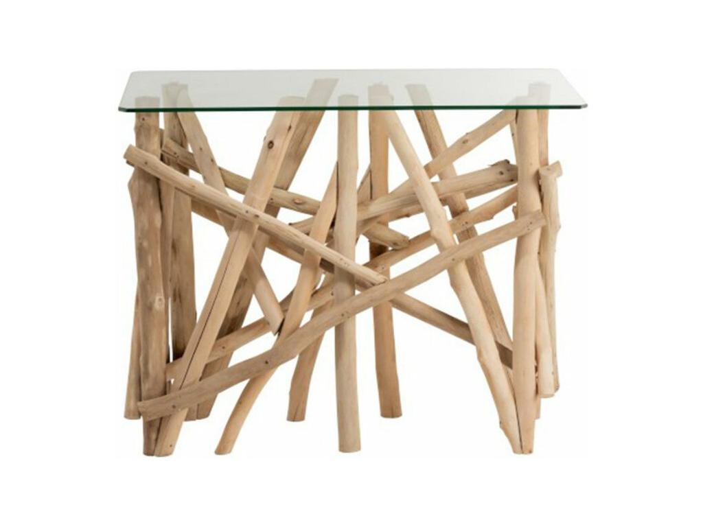 Dormeva 96cm Natural Wood Design Console Table MDMK77780