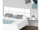 Adult headboard in White / Lumenao - Height 50 x Length 160 x Depth 3.2 cm RHTN82517