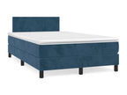 Lysvia bed base with dark blue LED mattress 120x190 cm EASF74971