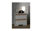Dormeva 2-Drawer Bedside Table 48cm White OBYS44005