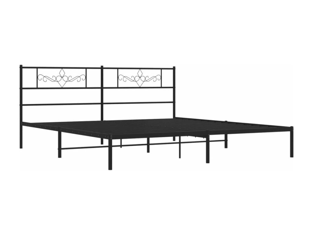 Zensova metal bed frame with headboard, 180x200 cm, DURV83269