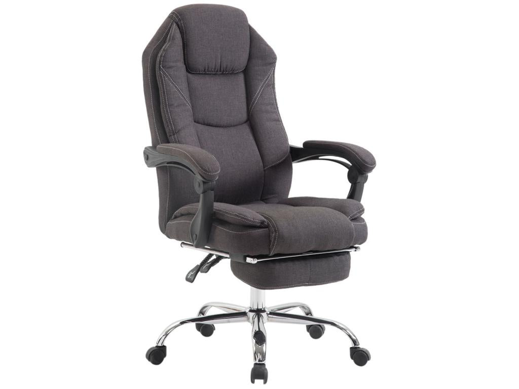 Office chair - Fabric / Chrome metal - Dark grey - Dormeva RJFT29785