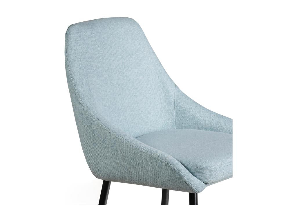 Lysvia - Blue fabric stool - Set of 1 pc UTWS18344