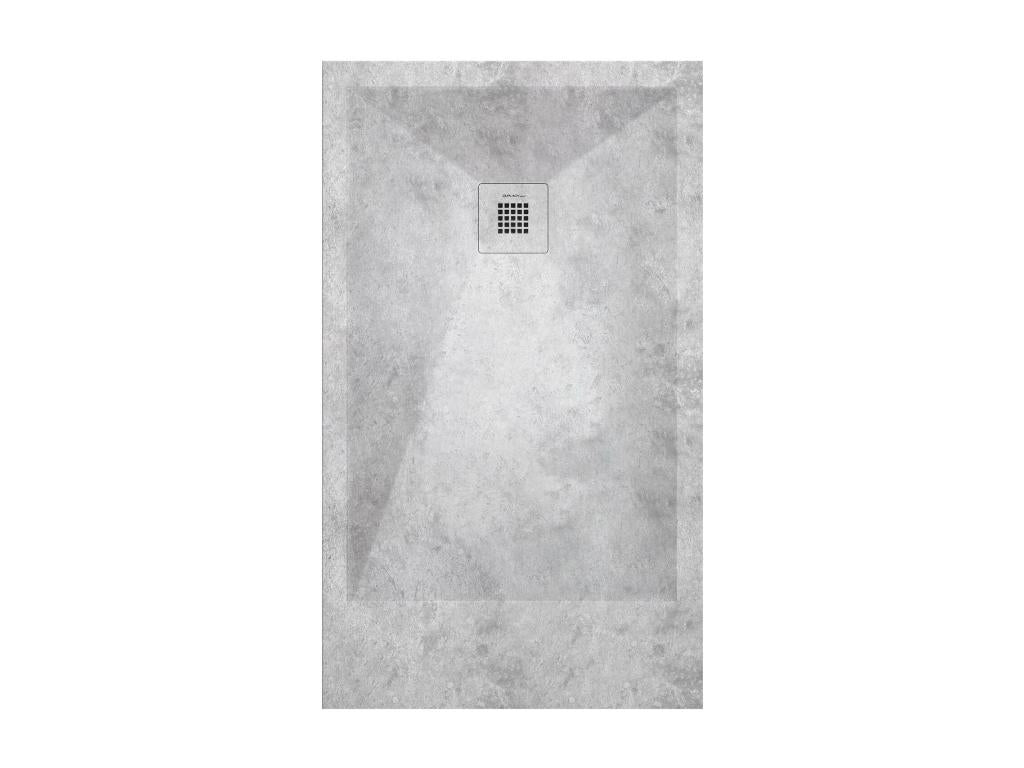 Dormeva 3D Smooth Finish Concrete Shower Tray with Color Grid - 120x80 cm IWFQ93021