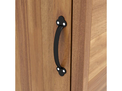 Abri de jardin surface 2.88 m² dim- 1.97L x 1.8l x 2.2H m cabanon porte fenêtre plancher inclus bois pré-huilé BQSR98140