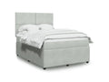 Dormeva bed base and mattress, light grey, 140x190cm, velvet, UQKZ52691