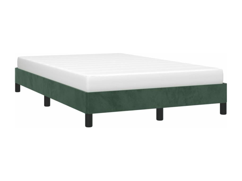 Dark green bed frame 120x190 cm velvet CECU27325