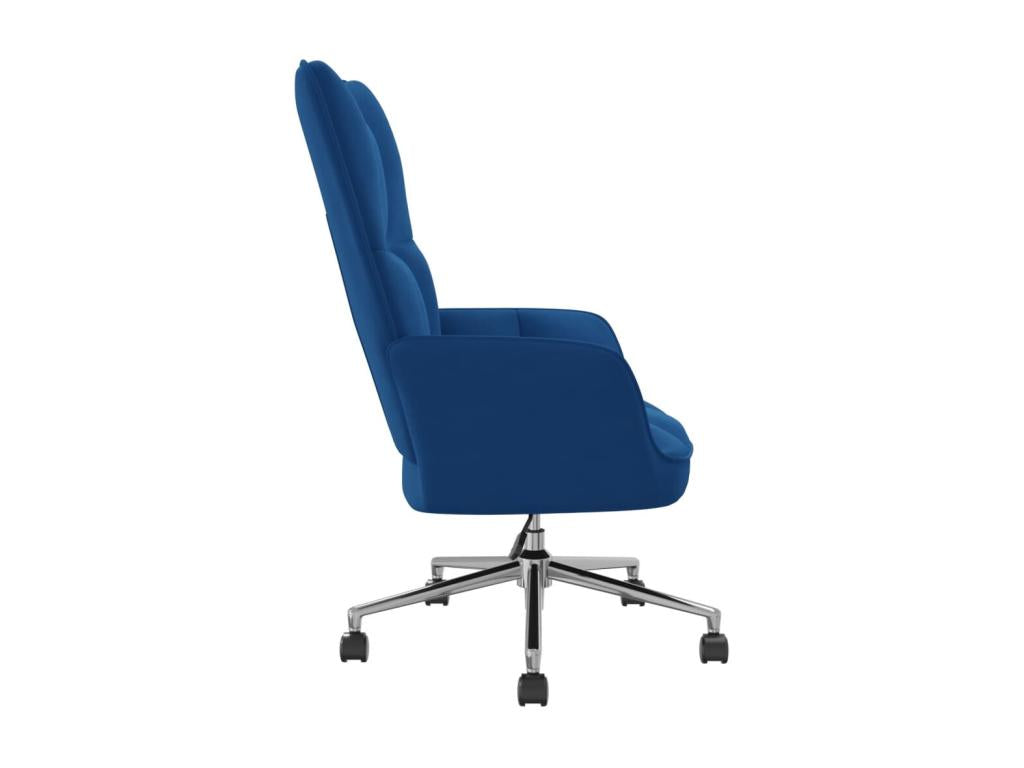 Blue Velvet Relaxation Chair XJQE25149