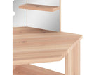 Corner dressing table with LED, Oak, 111x54x141.5 cm AMWA40840
