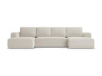 Zensova panoramic corner sofa bed - silver - Zensova VUBY41186