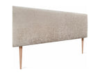 Dormeva Natural Wool Headboard 150x105cm with Bed Legs 150 - Beige VXGC59208