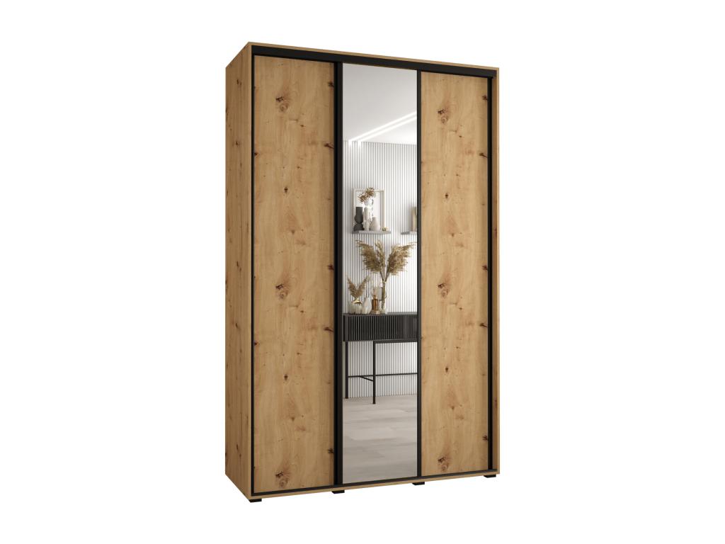 Dormeva 3-Door Sliding Wardrobe 235.2/150/60 3 Doors Dormeva/Black WTBZ06111