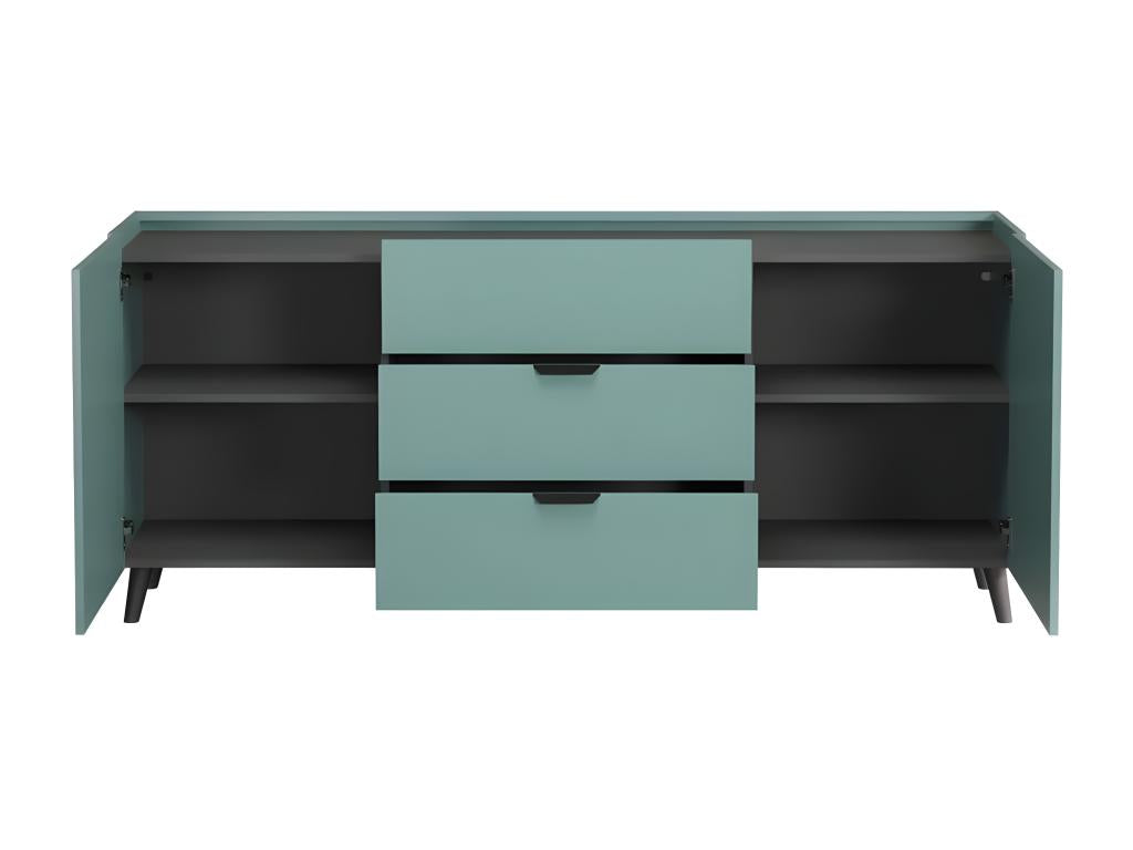 Dormeva blue and black sideboard. BRKS06380