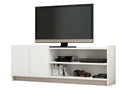Niger design TV stand, melamine-faced chipboard in white, 141x50x29.5cm JWIZ17182