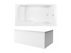 Dormeva 170x90 Bathtub/Shower Pack, Right-Hand Version with Corner Panel, JJPY83342