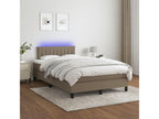 Dormeva bed base with mattress and LED lighting, 120x190 cm, fabric NARR67945