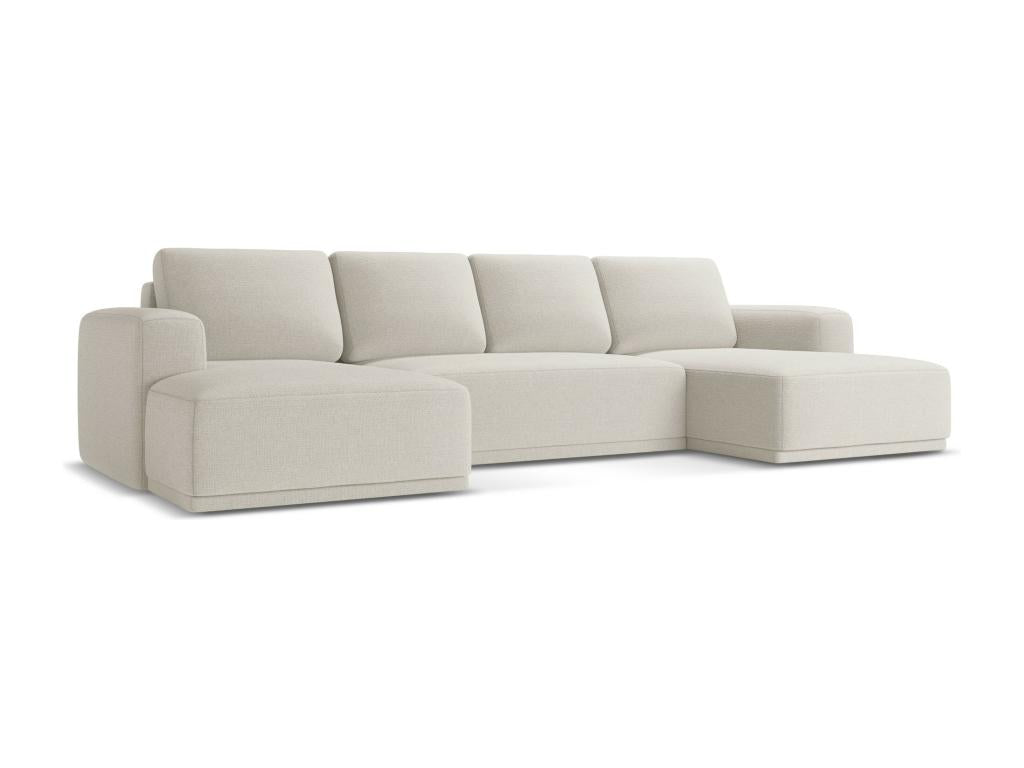 Zensova panoramic corner sofa bed - silver - Zensova VUBY41186