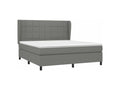 Dormeva bed base with mattress, Dark Grey 180x200 Fabric NKIR77022