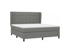 Dormeva bed base with mattress, Dark Grey 180x200 Fabric NKIR77022