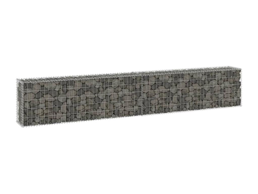 Gabion wall with lids, galvanized steel, 300x30x50 IFKB03024