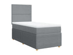 Dormeva bed base with light grey mattress 100x200cm Fabric OIUE02241