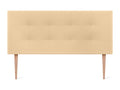 Dormeva Faux Leather Upholstered Headboard 150x115cm with Legs for 150cm Beds - Vanilla DMBU97981