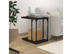 Black side table 50x35x52 Engineered wood NFQY79273