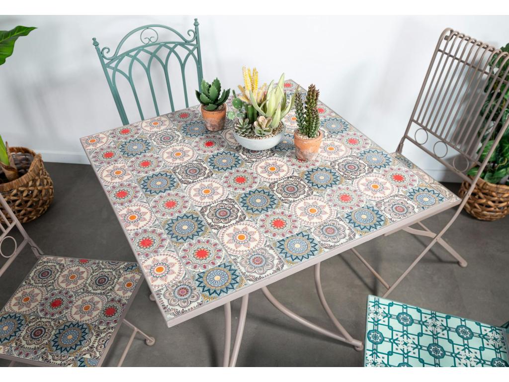 Dormeva pattern garden table 78 cm Dormeva RWVF43568