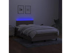 Dormeva bed base with mattress and LED lighting, 120x190 cm, fabric NARR67945
