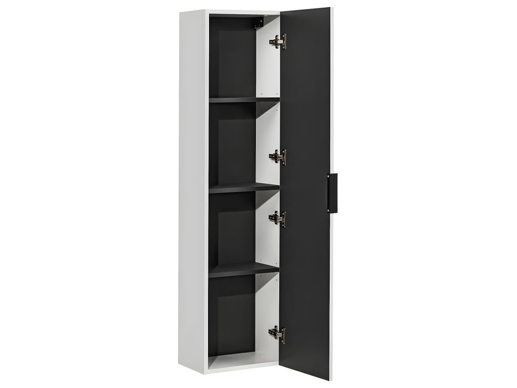 Dormeva White ETXS98015 Single Vanity Unit with Built-in Sink (80cm) and Tall Cabinet