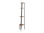 Zensova 4-Tier Corner Shelf, Dark Brown, 45.5x31.5x150 cm, RGEV35321