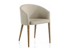 Fabric chair with walnut wood legs 4007 Dormeva RKXS38224
