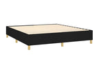 Dormeva bed base with mattress and LED lighting, black, 160x200 cm, fabric, AKIQ76595